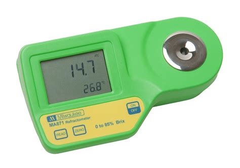 milwaukee ma871 digital refractometer|milwaukee brix refractometer.